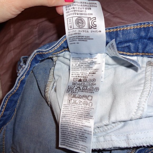 LEVI'S 518 Jeans Size 9 Superlow - Picture 13 of 13